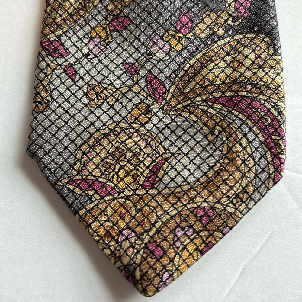Robert Talbott Best of Class Nordstrom Silk Tie 60' Gray, Silver,… - Picture 4 of 7